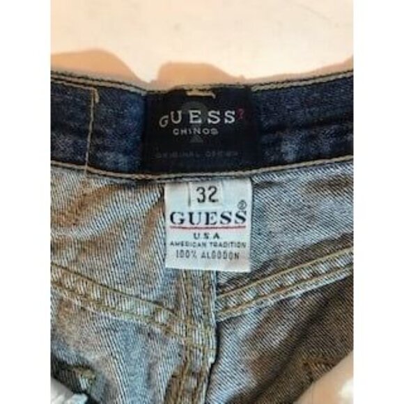 Guess Chino High Rise‎ Jean Shorts Womens Sz 10M - Picture 10 of 11